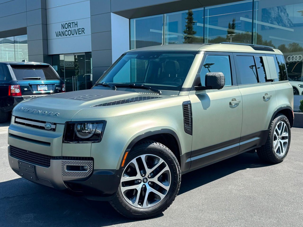 Pangea Green Metallic 2025 Land Rover Defender SUV / Crossover All-Wheel Drive Automatic