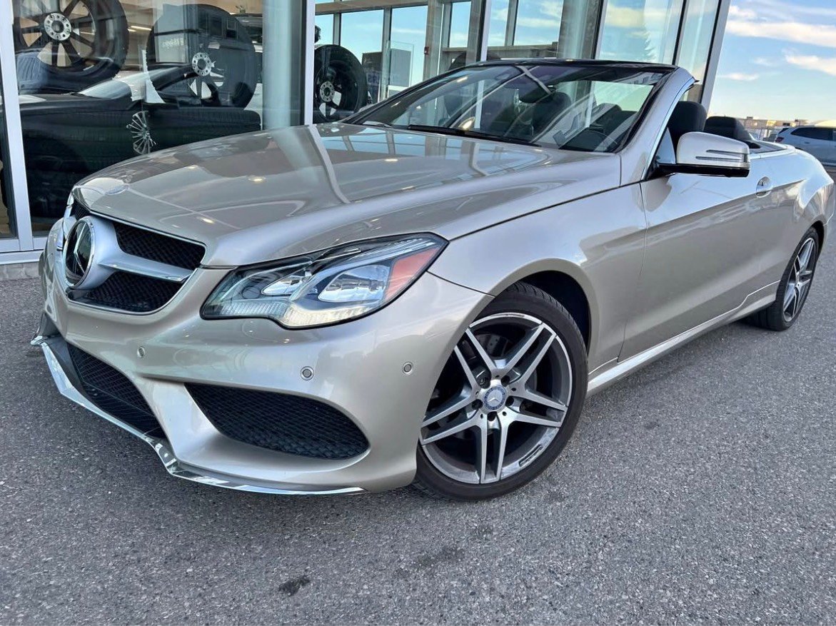 Heliopolis Gold Met 2014 Mercedes-Benz E-Class Convertible Rear-Wheel Drive Automatic