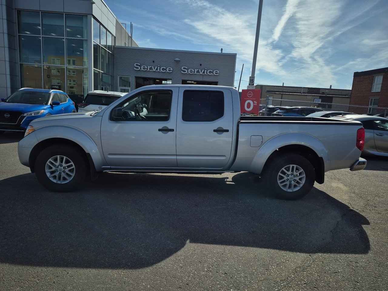 Brilliant Silver Met 2017 Nissan Frontier Pickup Truck Four-Wheel Drive Automatic