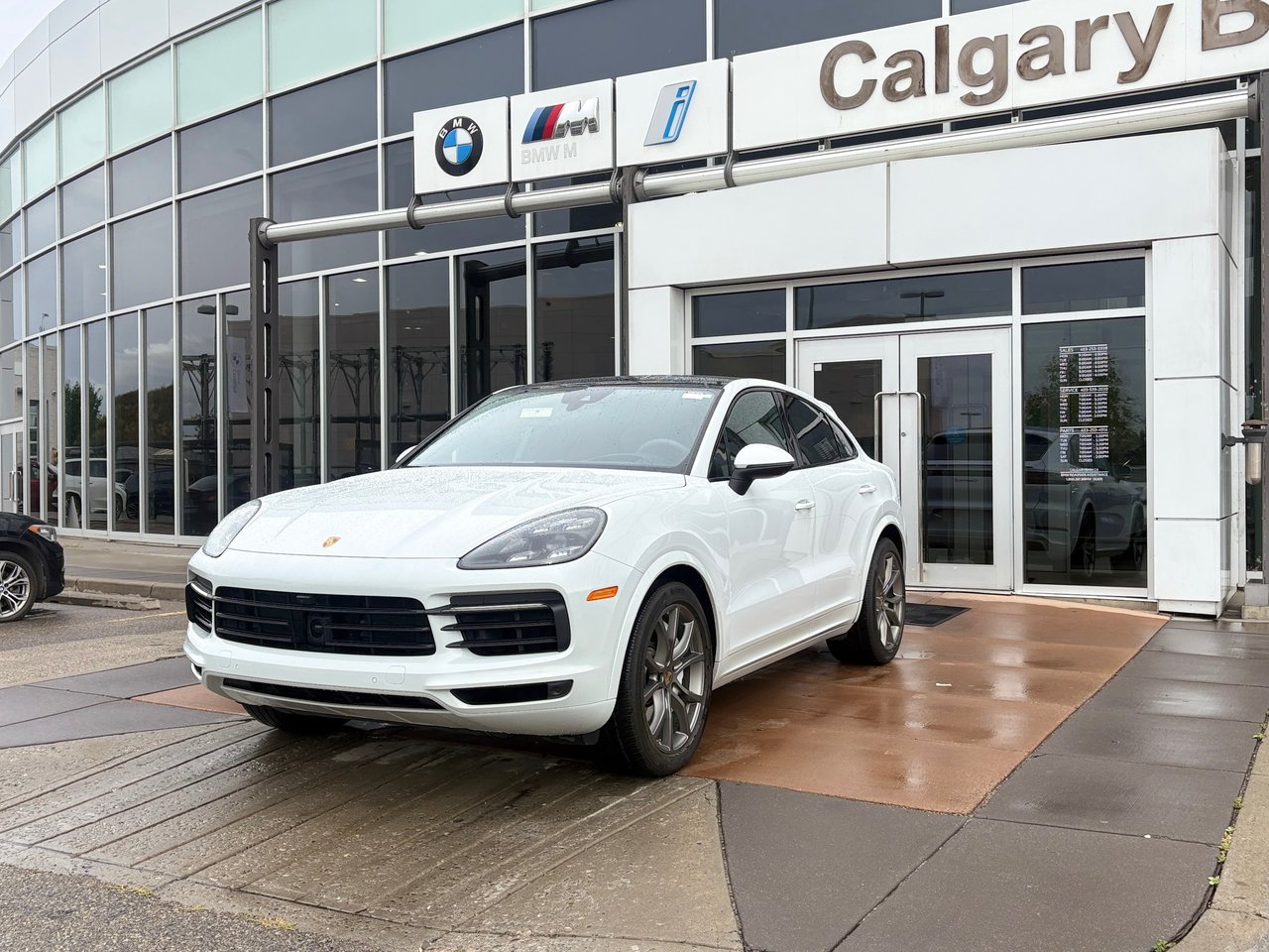 Carrara White Met 2020 Porsche Cayenne Coupe Coupe All-Wheel Drive Automatic