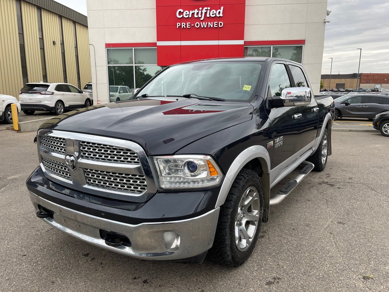 Black 2014 RAM 1500 Pickup Truck Four-Wheel Drive Automatic