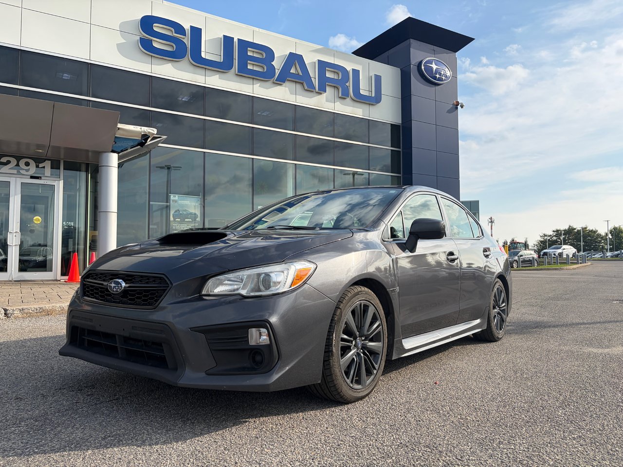 Gray 2020 Subaru WRX Sedan All-Wheel Drive Manual