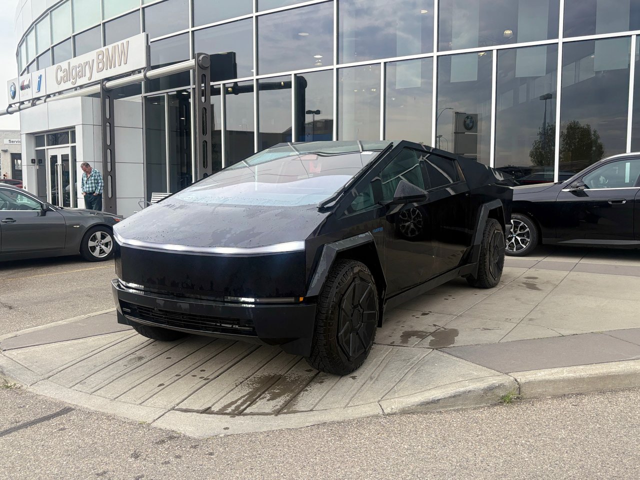 Black 2024 Tesla Cybertruck Pickup Truck All-Wheel Drive Automatic
