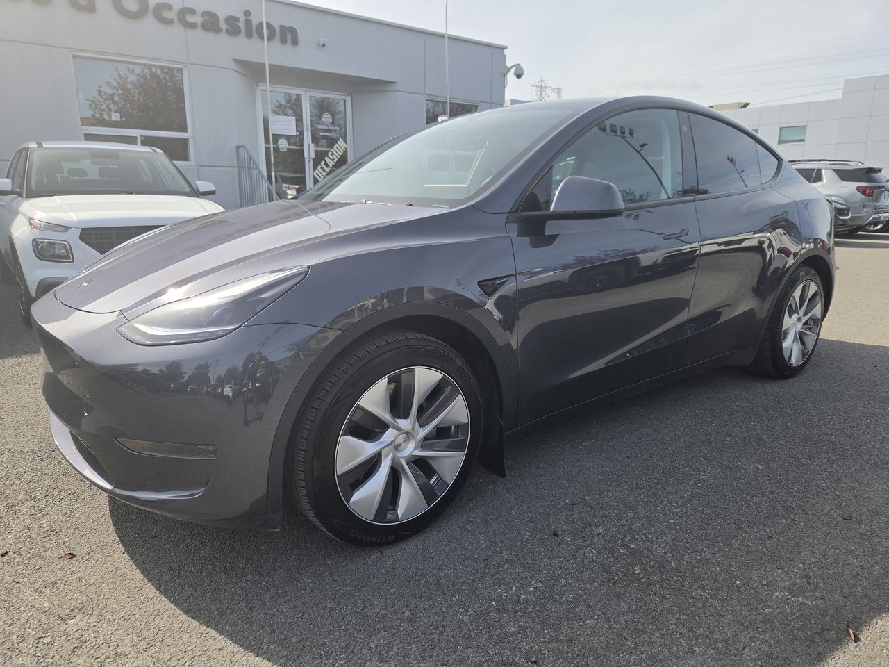 Midnight Silver Metallic 2023 Tesla Model Y SUV / Crossover Rear-Wheel Drive Automatic