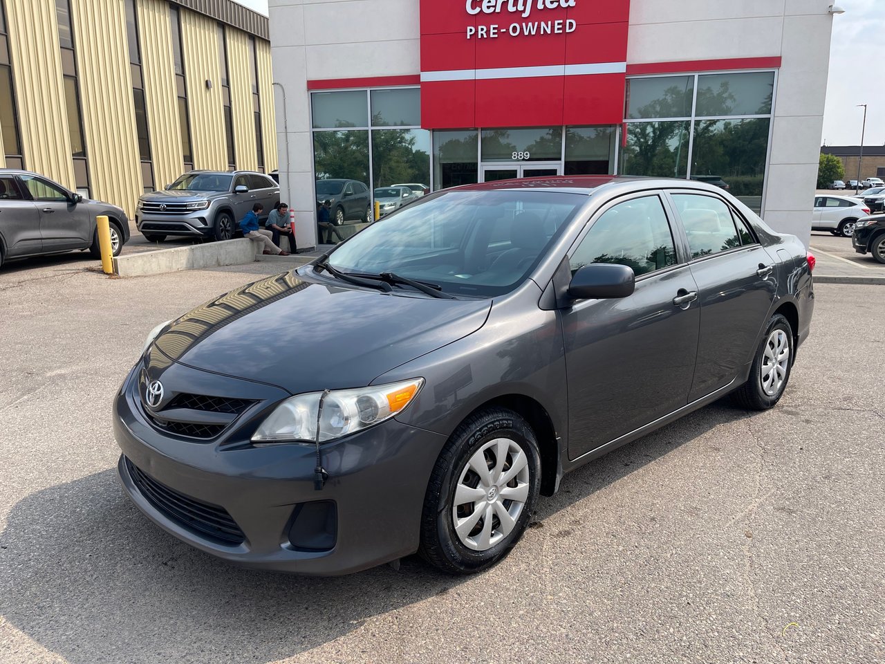 Gray 2013 Toyota Corolla Sedan Front-Wheel Drive Automatic