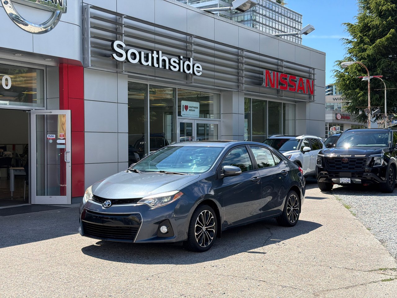 Blue 2014 Toyota Corolla S Sedan Front-Wheel Drive Automatic