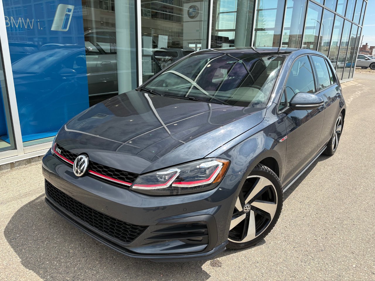 Gray 2018 Volkswagen Golf GTI Hatchback Front-Wheel Drive Automatic