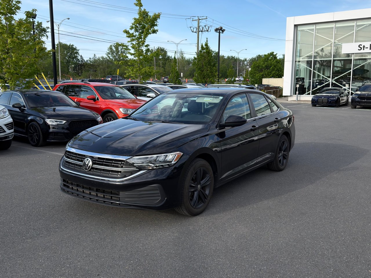 Black 2023 Volkswagen Jetta 1.5T Comfortline FWD Sedan Automatic