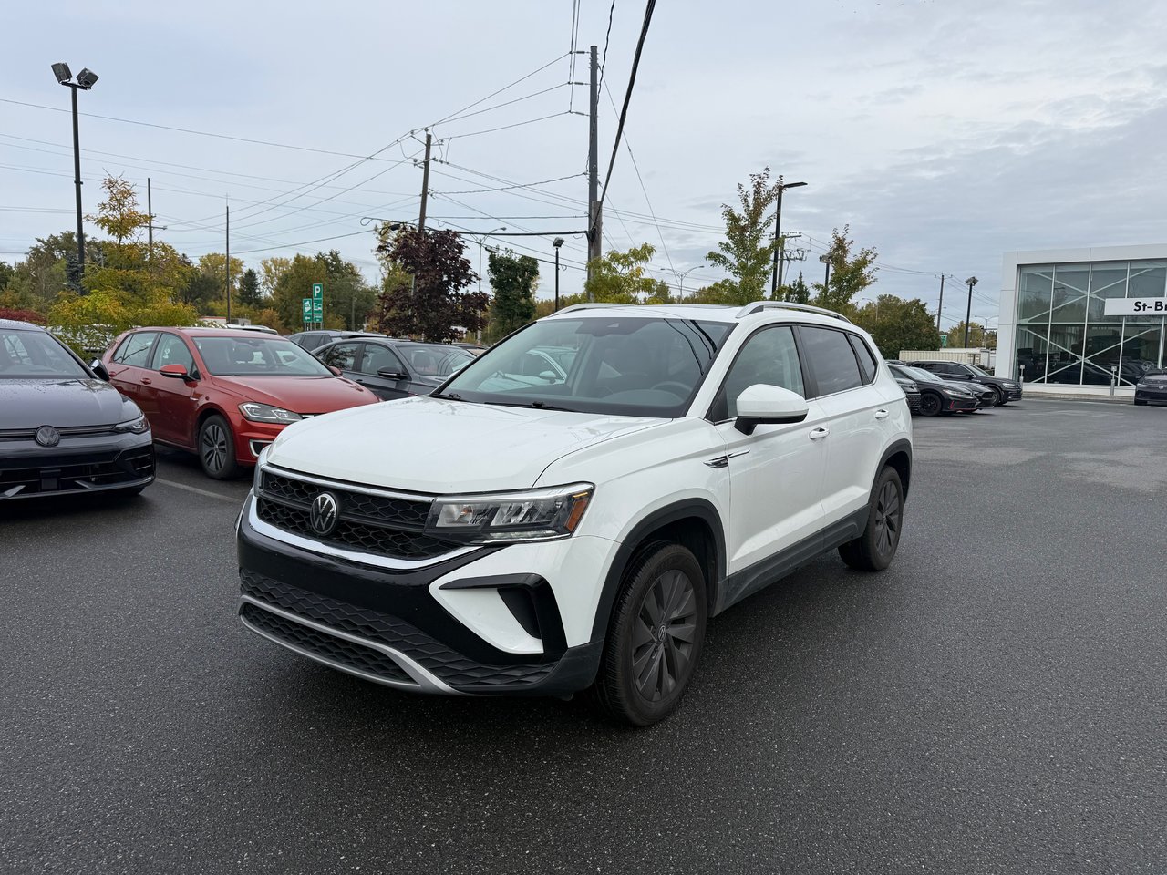 White 2023 Volkswagen Taos SUV / Crossover Automatic