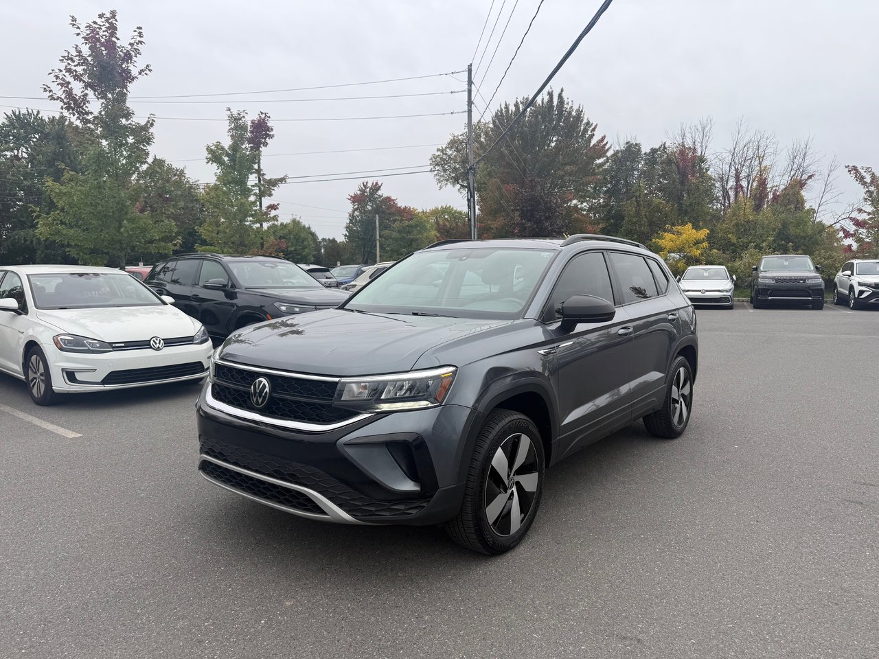 Gray 2024 Volkswagen Taos SUV / Crossover  Automatic
