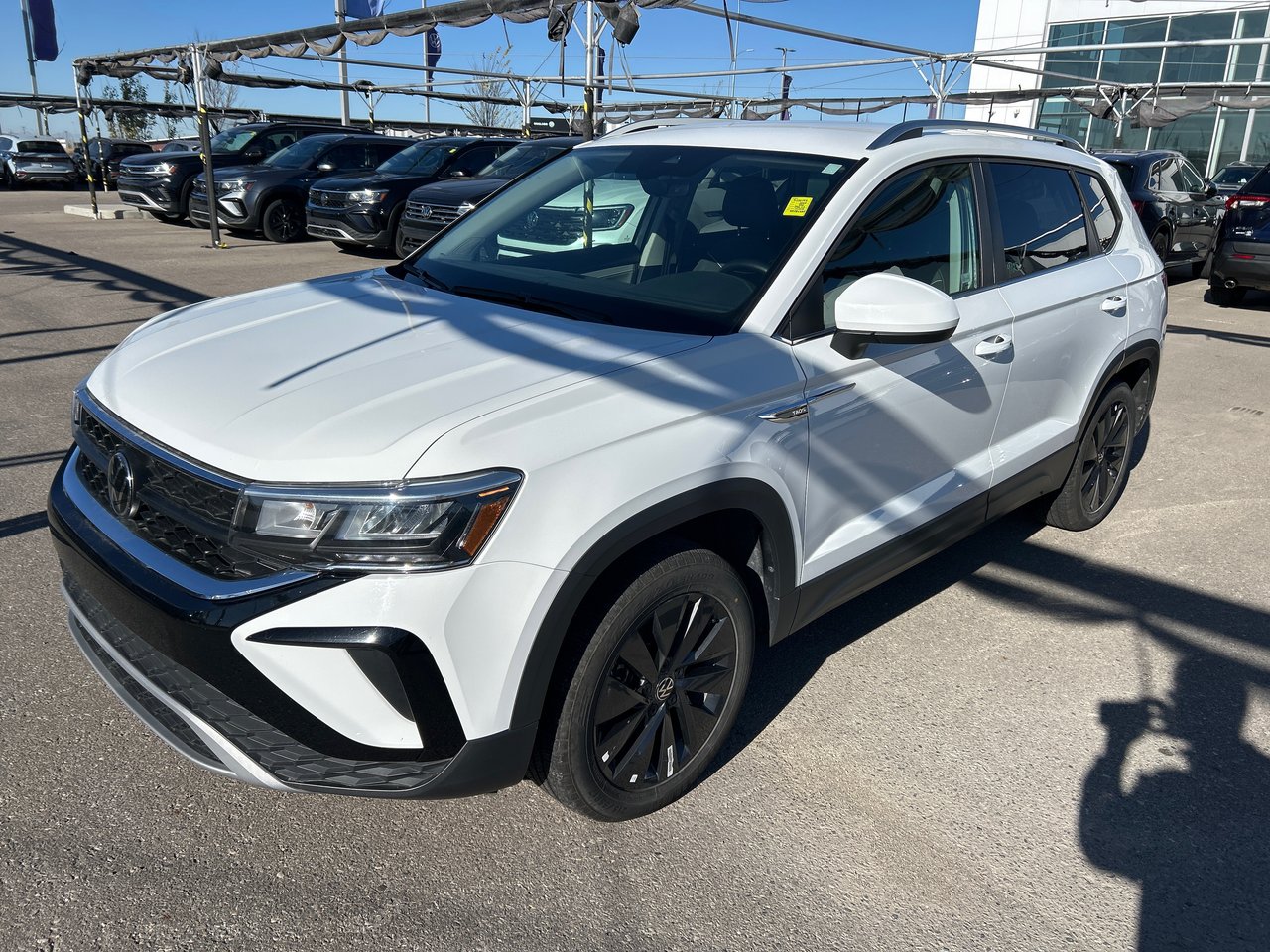 Pure White 2024 Volkswagen Taos SUV / Crossover  Automatic