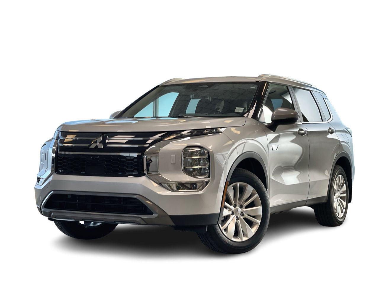 White Diamond 2025 Mitsubishi Outlander Hybrid Plug-in LE S-AWC SUV / Crossover Automatic