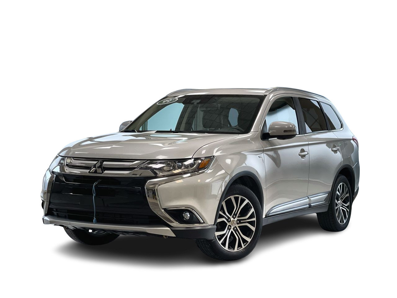 White 2018 Mitsubishi Outlander SUV / Crossover All-Wheel Drive Automatic