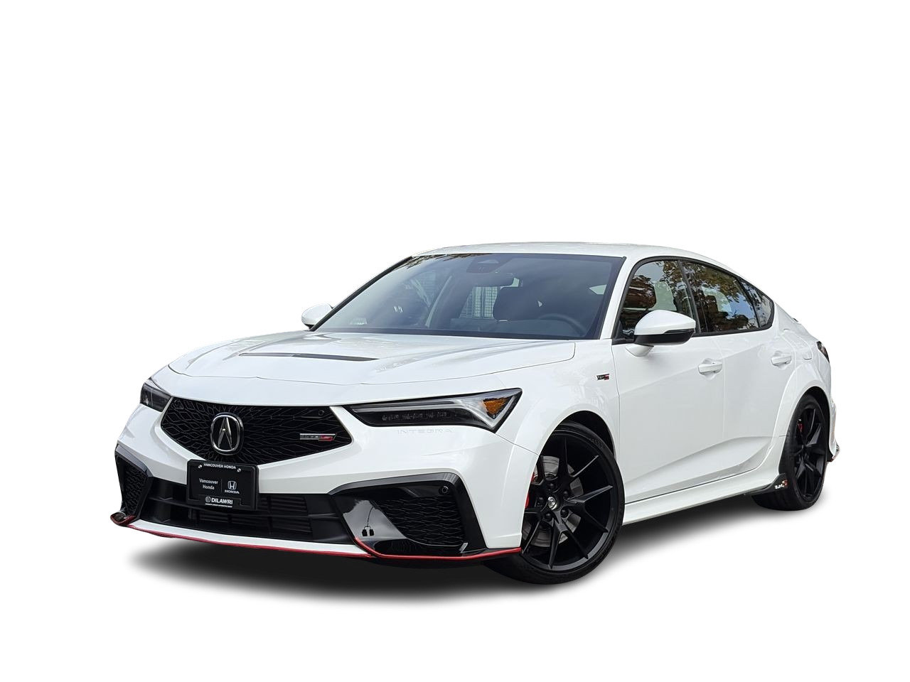 Platinum White Pearl 2026 Acura Integra Hatchback Front-Wheel Drive Manual