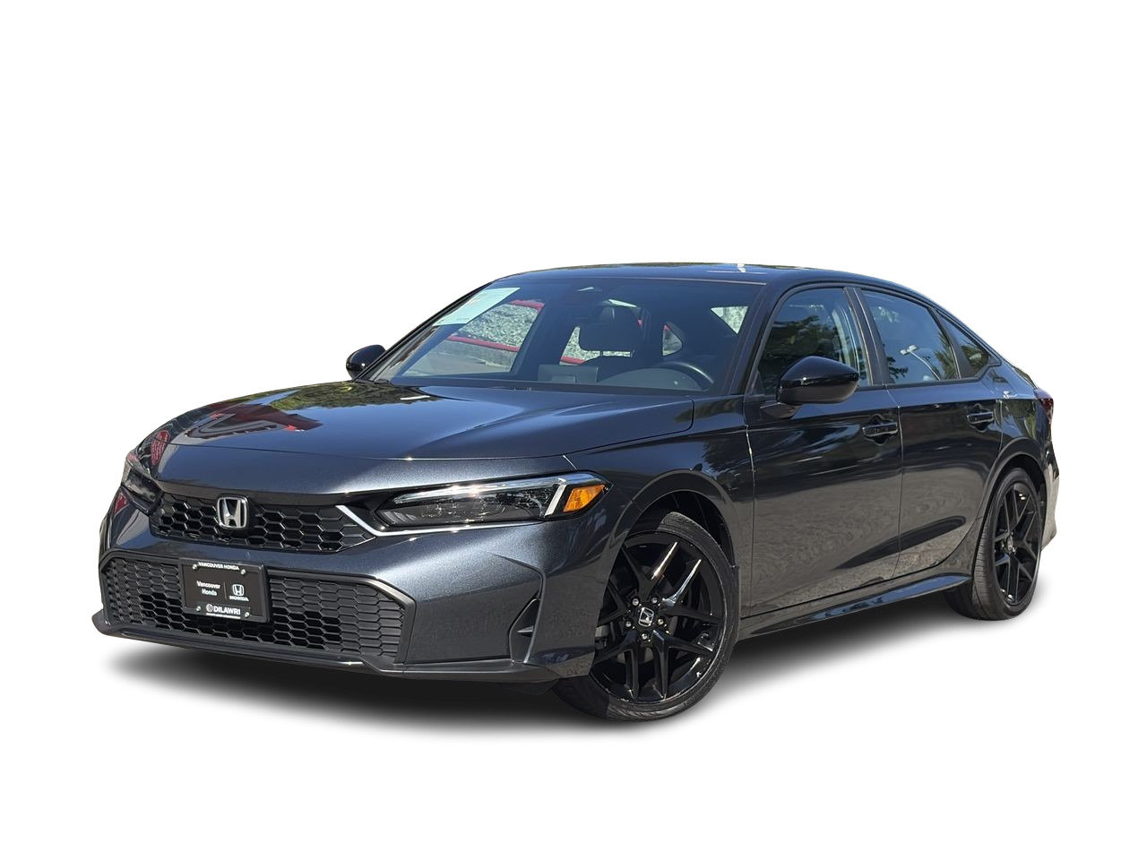 Gray (METEOROID GREY METALLLIC) 2025 Honda Civic Hybrid Sedan Front-Wheel Drive Automatic