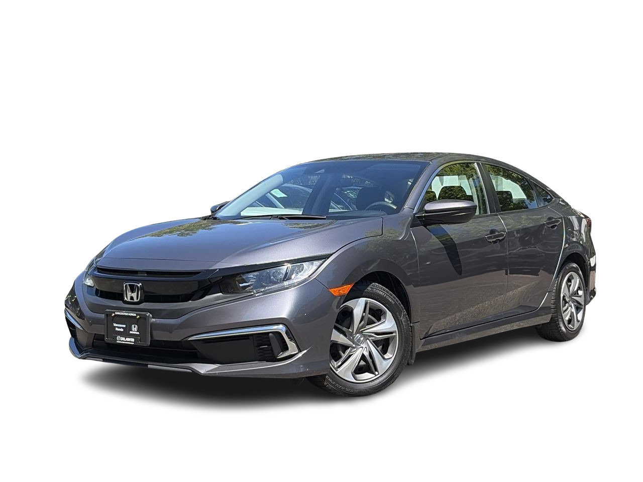 Gray (Modern Steel MET) 2019 Honda Civic LX FWD Sedan Front-Wheel Drive Automatic