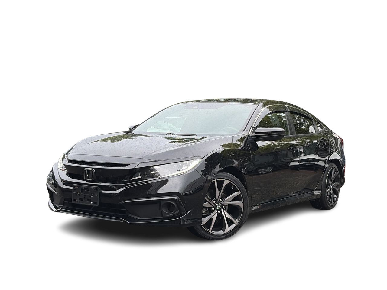 Crystal Black Pearl 2021 Honda Civic Sedan Front-Wheel Drive Automatic