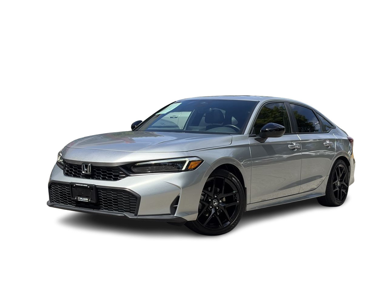 Gray (Meteoroid Grey Metallic) 2025 Honda Civic Sedan Front-Wheel Drive Automatic