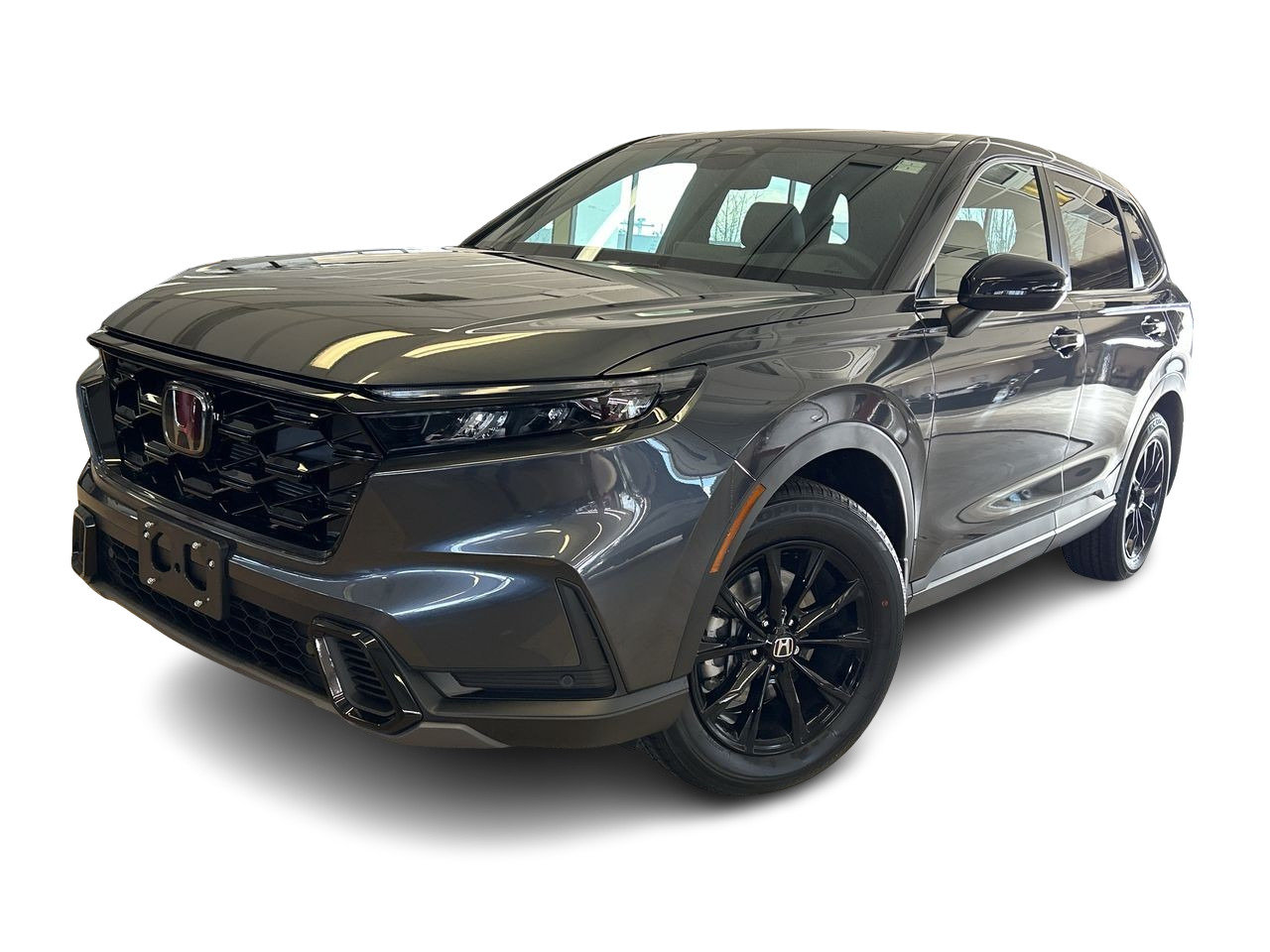 Gray (Meteoroid Grey Metallic) 2024 Honda CR-V Hybrid SUV / Crossover Automatic