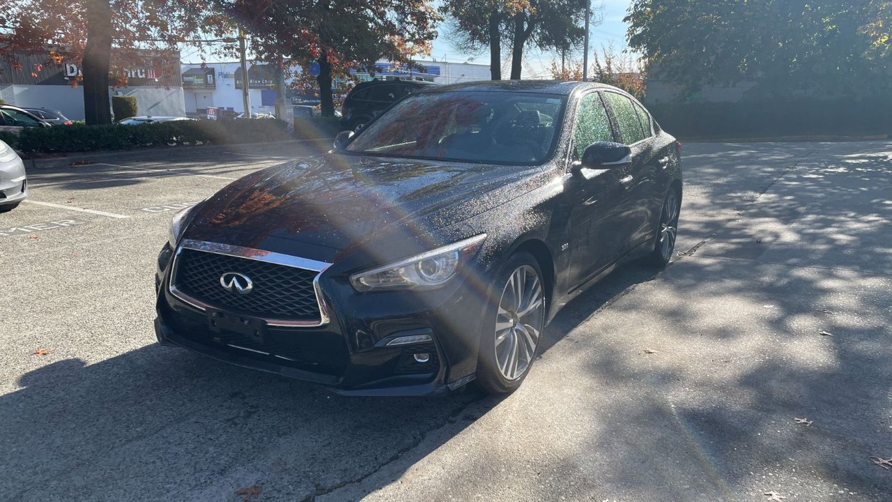 Black Obsidian 2020 INFINITI Q50 Sedan All-Wheel Drive Automatic