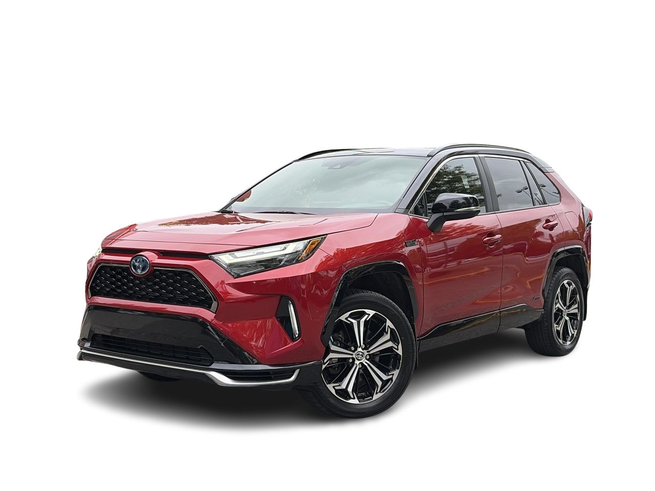 Supersonic Red w/ Black Roof 2023 Toyota RAV4 Prime SUV / Crossover All-Wheel Drive Automatic