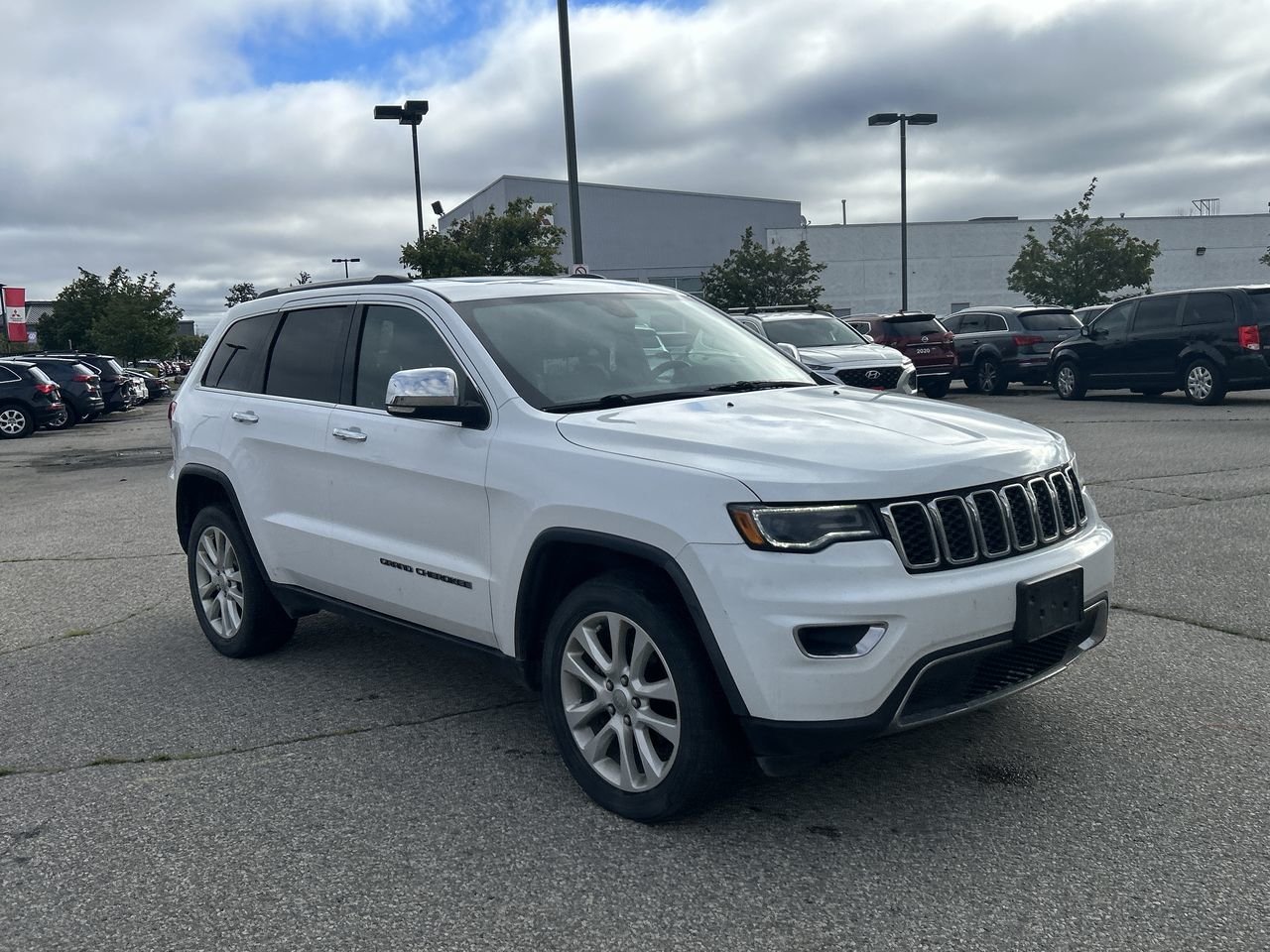 Certified Used 2017 Bright White Jeep Limited image 16