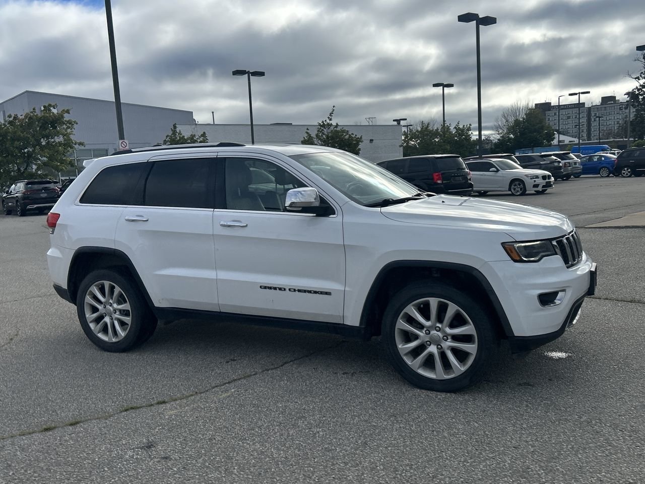 Certified Used 2017 Bright White Jeep Limited image 15