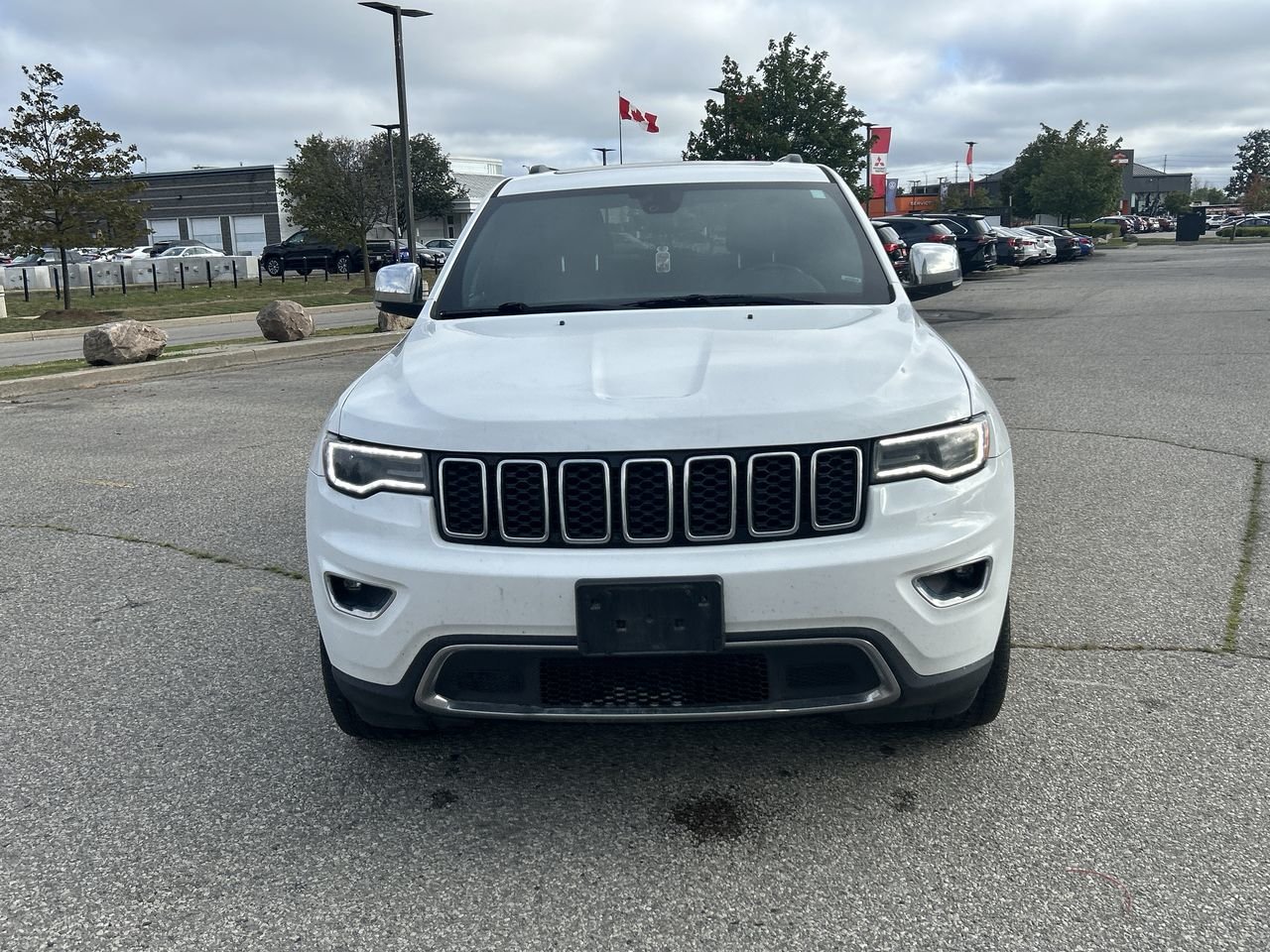 Certified Used 2017 Bright White Jeep Limited image 2