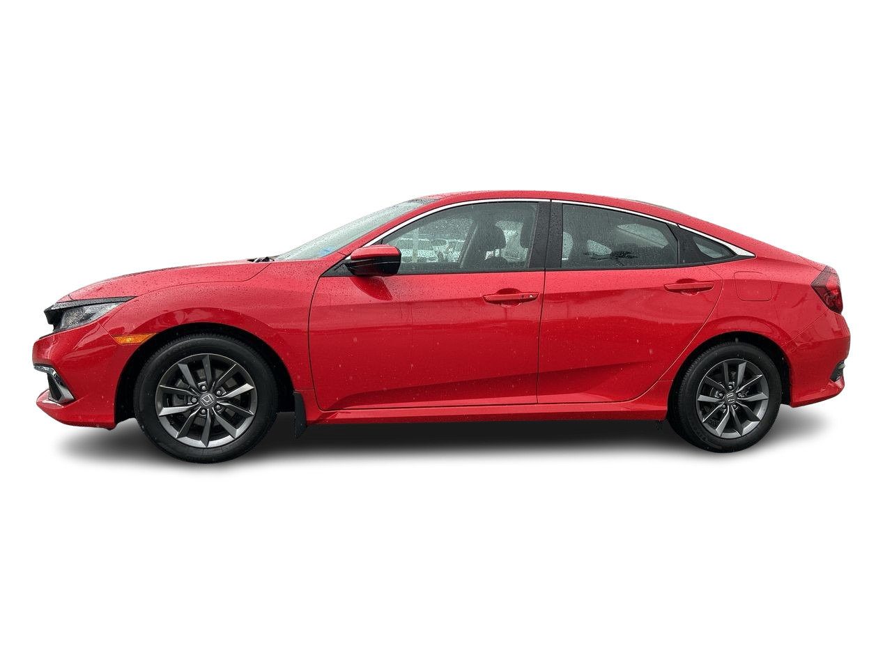 Used 2021 Rallye Red Honda Sedan EX CVT image 4