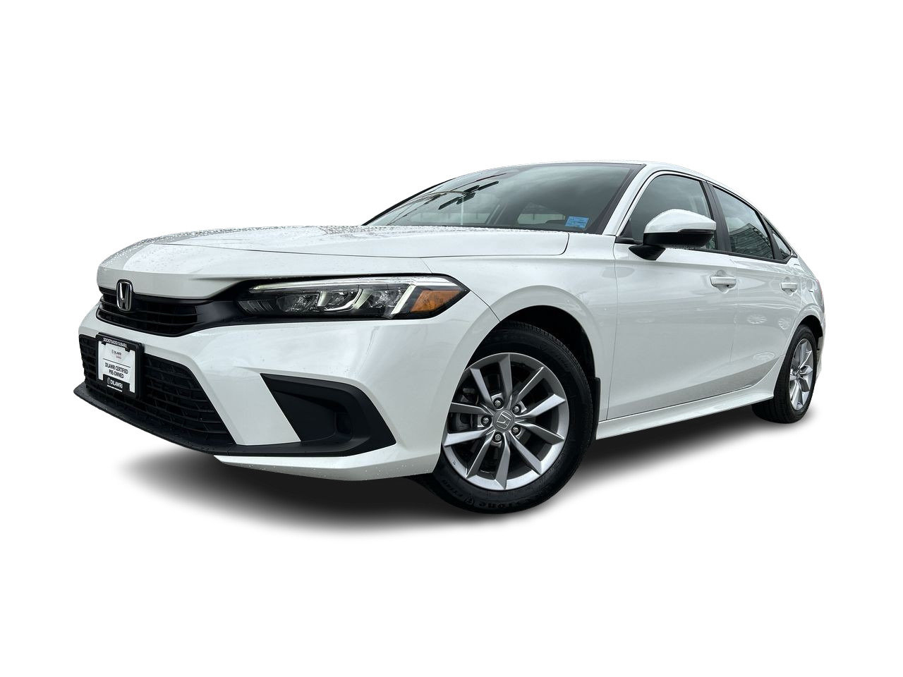 Used 2022 Platinum White Pearl Honda Sedan EX CVT image 2