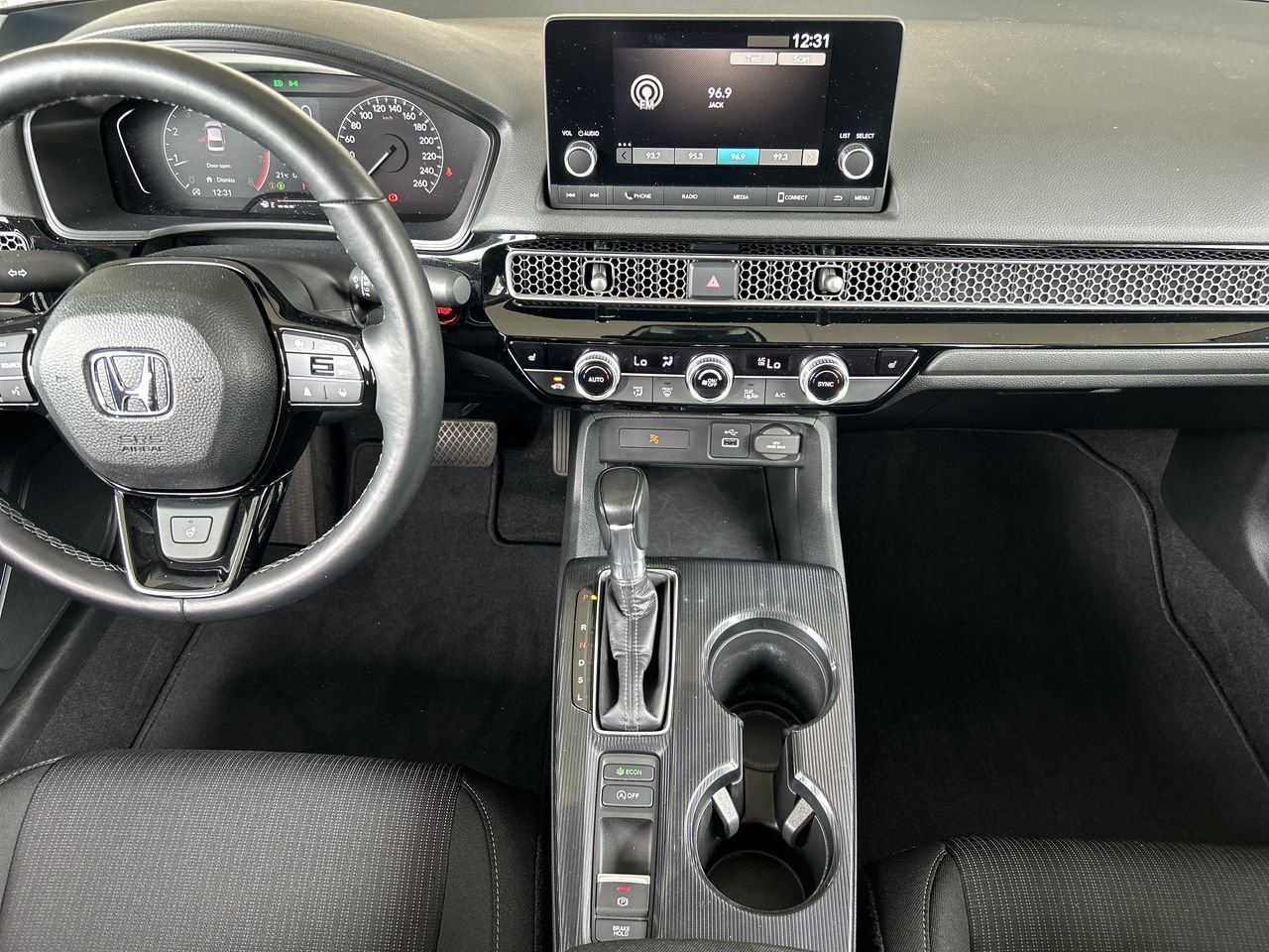 Used 2022 Platinum White Pearl Honda Sedan EX CVT image 27