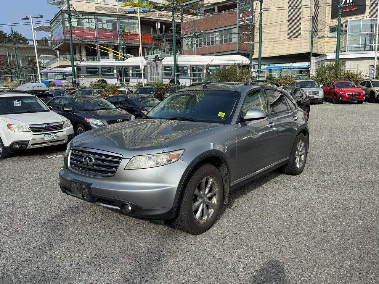 Gray (Grey Quartz) 2007 INFINITI FX35 SUV / Crossover All-Wheel Drive Automatic