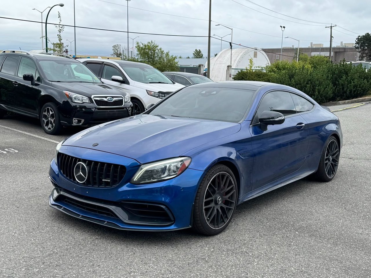 Brilliant Blue MET 2020 Mercedes-Benz C-Class Coupe Rear-Wheel Drive Automatic