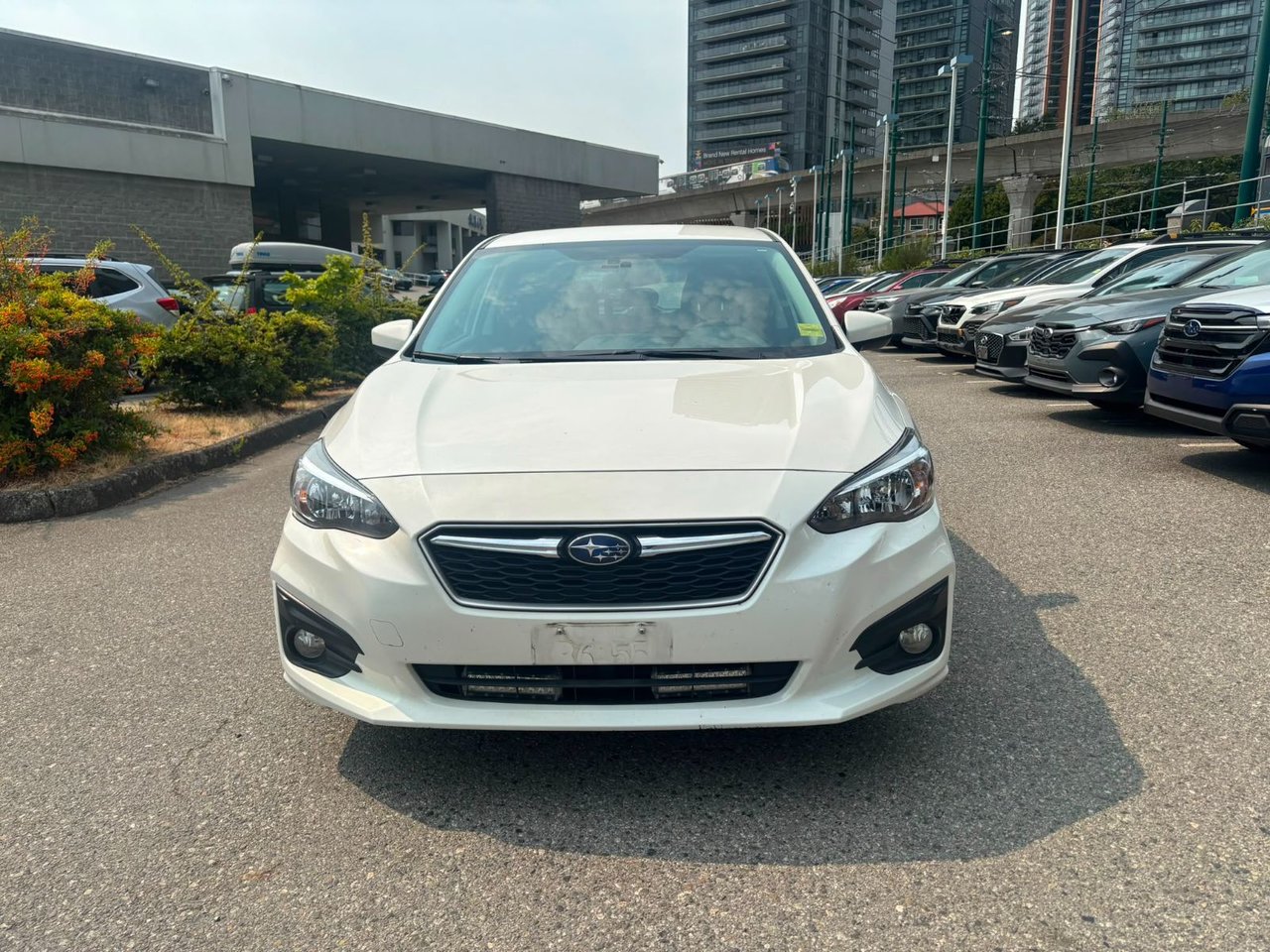 Crystal White 2017 Subaru Impreza Hatchback Continuously Variable Transmission