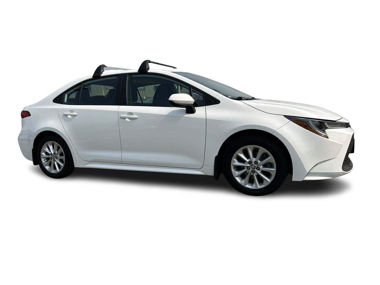 Used 2020 Super White Toyota 4-door Sedan LE CVT image 14