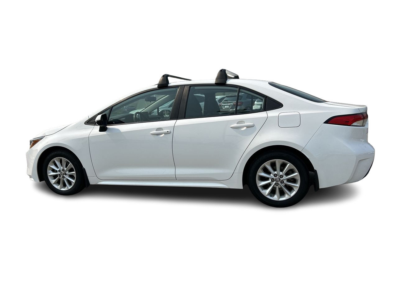 Used 2020 Super White Toyota 4-door Sedan LE CVT image 6