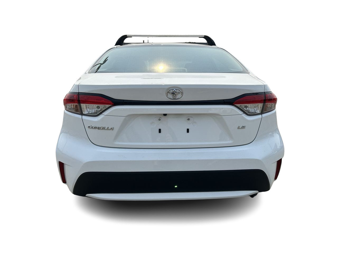 Used 2020 Super White Toyota 4-door Sedan LE CVT image 9
