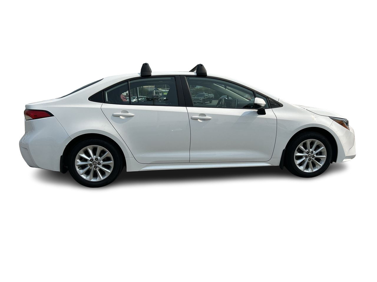Used 2020 Super White Toyota 4-door Sedan LE CVT image 12