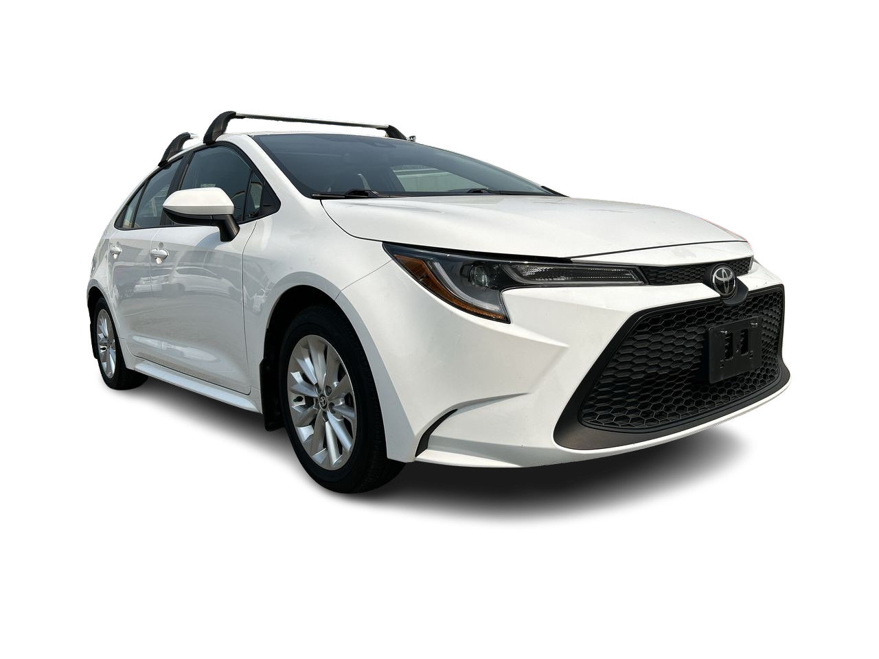 Used 2020 Super White Toyota 4-door Sedan LE CVT image 16