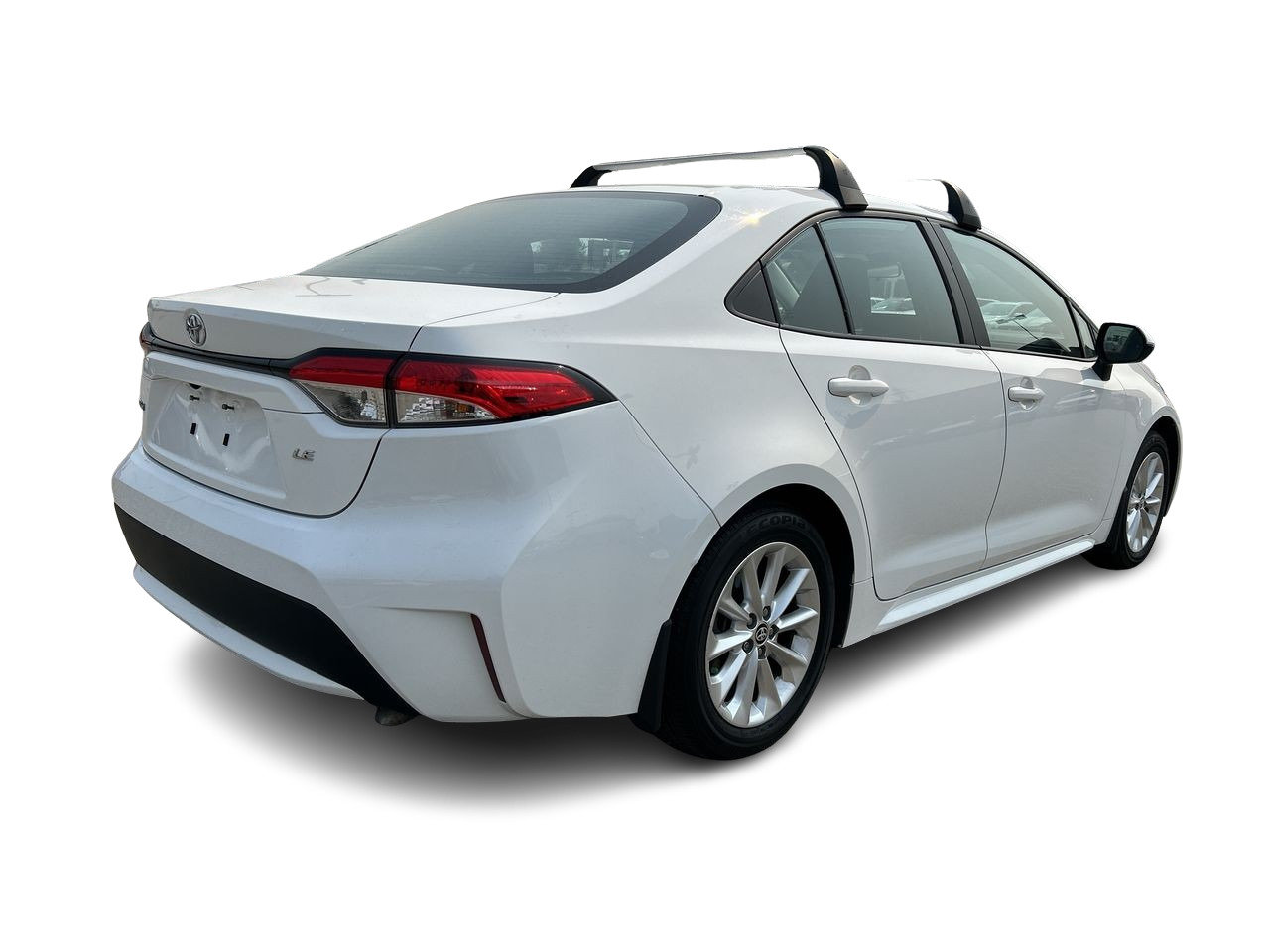 Used 2020 Super White Toyota 4-door Sedan LE CVT image 10