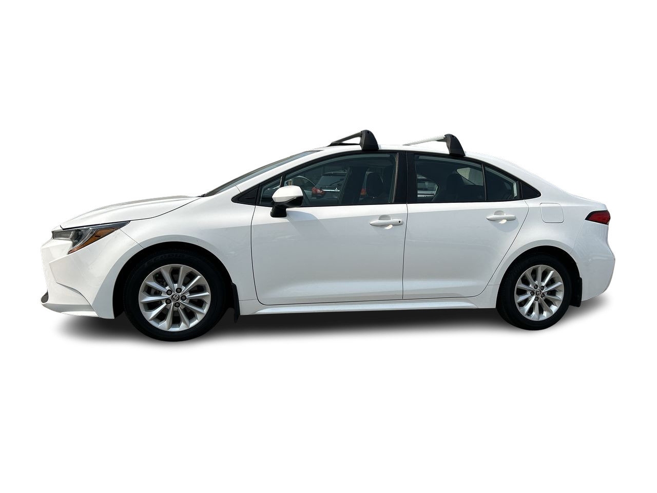 Used 2020 Super White Toyota 4-door Sedan LE CVT image 4