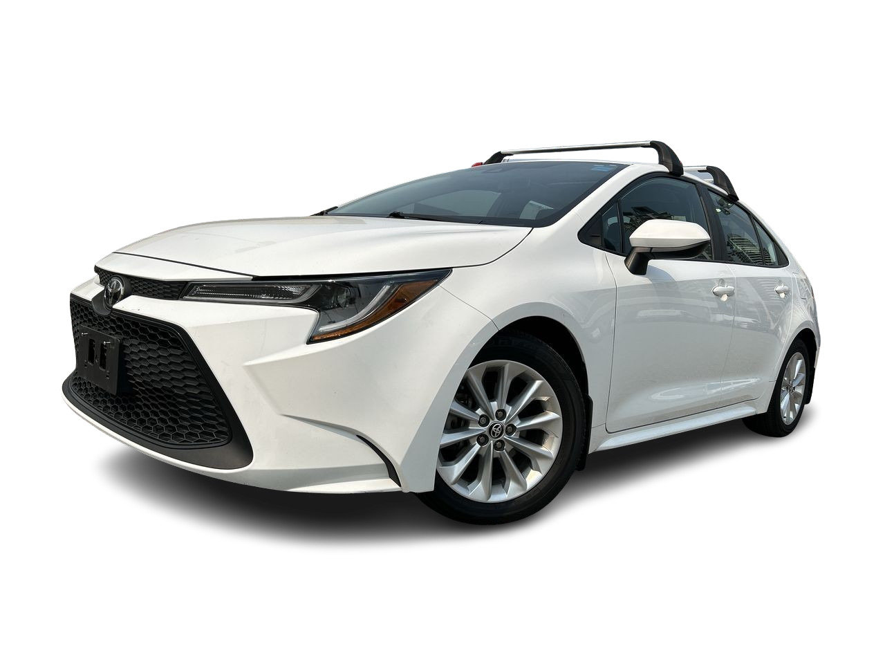 Used 2020 Super White Toyota 4-door Sedan LE CVT image 2