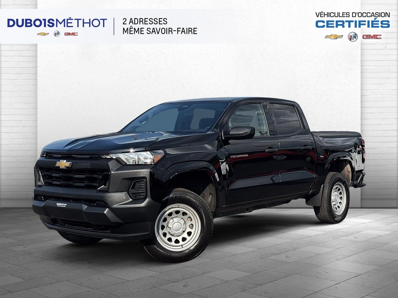 Black 2023 Chevrolet Colorado Pickup Truck Four-Wheel Drive Automatic