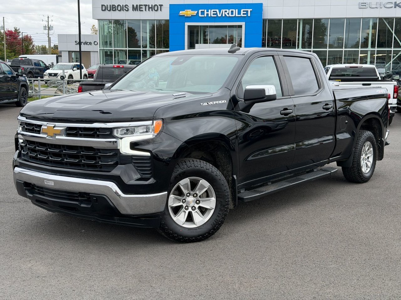 Silver 2023 Chevrolet Silverado 1500 Pickup Truck Four-Wheel Drive Automatic