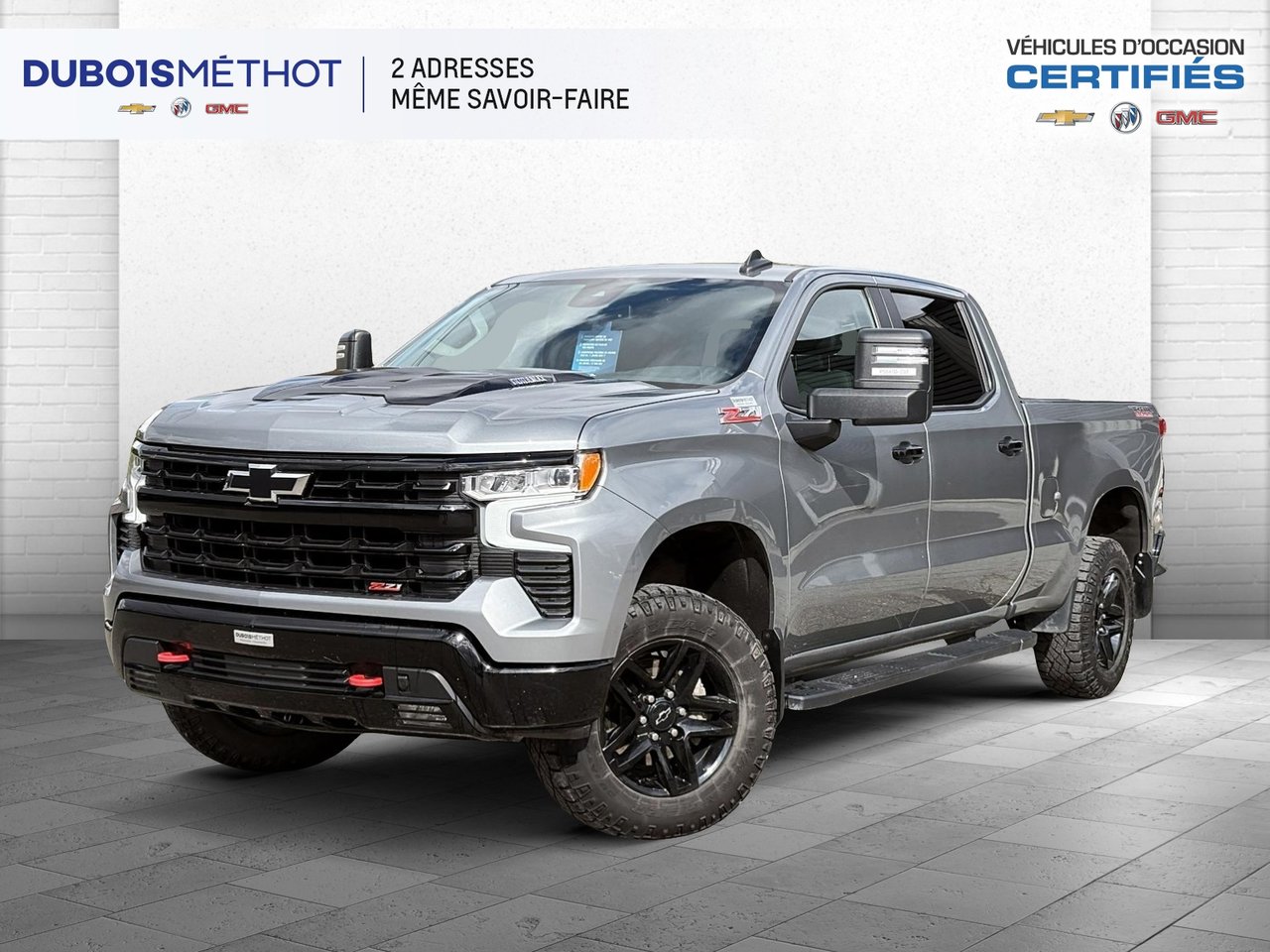 Gray 2023 Chevrolet Silverado 1500 Pickup Truck Four-Wheel Drive Automatic