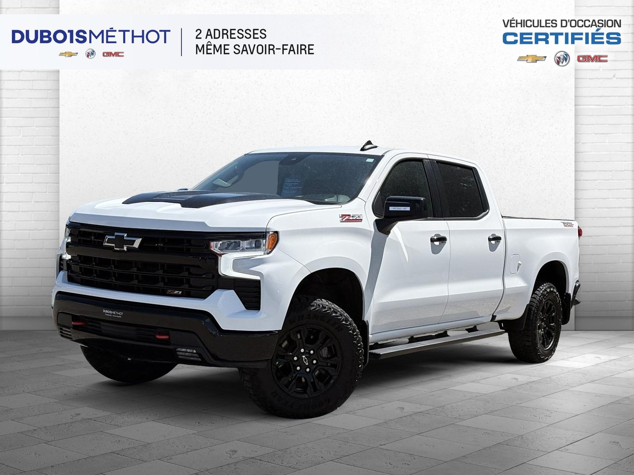 White 2025 Chevrolet Silverado 1500 Pickup Truck Four-Wheel Drive Automatic