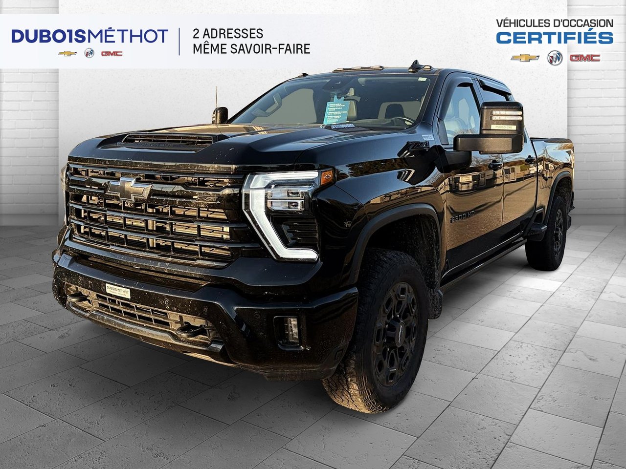 Black 2024 Chevrolet Silverado 2500HD Pickup Truck Four-Wheel Drive Automatic
