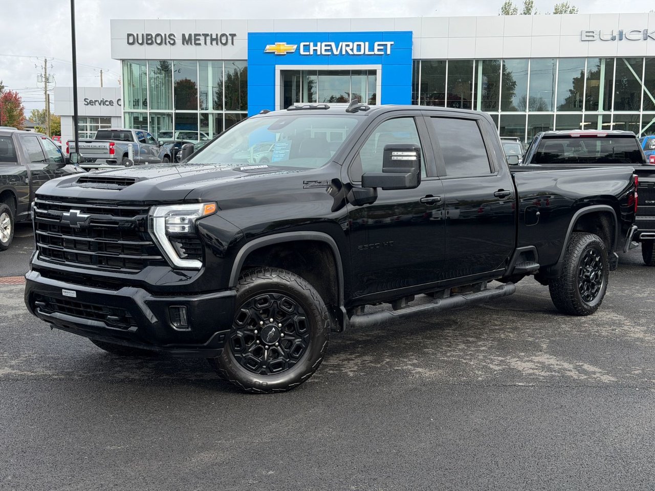 Black 2024 Chevrolet Silverado 2500HD Pickup Truck Four-Wheel Drive Automatic