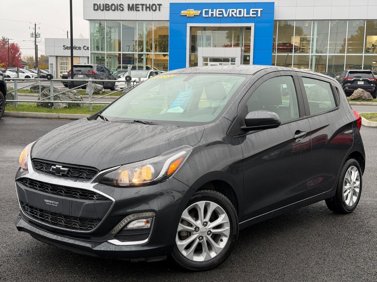 Gray 2021 Chevrolet Spark Hatchback Front-Wheel Drive Continuously Variable Transmission