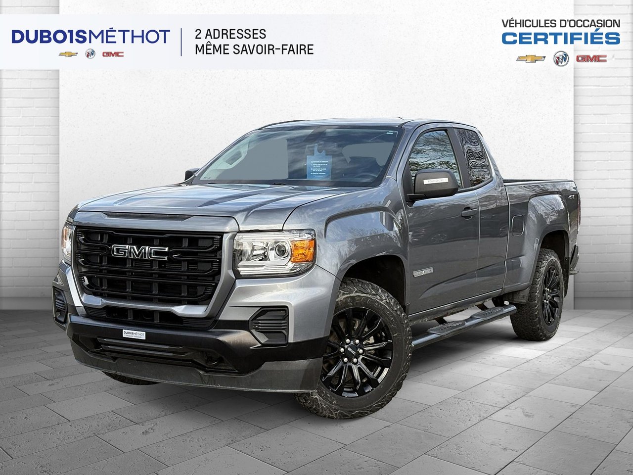 Gray 2021 GMC Canyon Pickup Truck Four-Wheel Drive Automatic